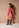 Jurk Luvi - Mini Bow Neck | Coral