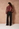 Jacket Inea - Balloon Jacquard | Brick Red