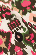 Robe Carley | Impression Ikat botanique