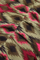 Robe Rayne | Aztèque rose vert