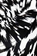 Robe Baylor | Impression noir/blanc