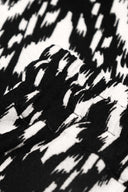 Trousers Novalee | Black / white print