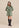 Jurk Gabrielle Dark Green, voorkant