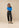 Blouse Amina Blue, voorkant