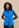 Gilet Aalya Blue, close-up