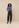 Top Ilona Blue Snake Print, voorkant