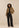 Jacket Maria Feathers Print met Top Kelly zwart en Broek Jax zwart, voorkant