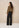 Jacket Maria Feathers Print met Top Kelly zwart en Broek Jax zwart, achterkant
