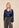 Blouse Eliza | Navy Blue, close-up