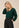 Blouse Madison | Petrol Green, close-up