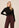 Trui Rose | Black, close-up