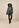 Jacket River Petrol Green met Short Sage Petrol Green en Top Kelly grey silver, voorkant