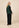 Gilet Zaria Petrol Green met Broek Jax zwart en Top Kelly zwart, achterkant