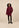 Jacket Liselotte Burgundy Red met Rok Kaisa Burgundy Red, voorkant
