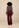 Broek Hilda Burgundy Red met Top Kyla multi colour, achterkant
