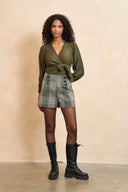 Short Elva | Multi green