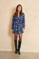 Jurk Lux | Silver flower