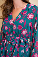 Jurk Lux | Silver flower