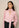Blouse Jett - Jacquard bow tie | Light Pink