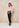 Blouse Jett - Jacquard bow tie | Light Pink