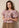 Top Jade - Jacquard Puff Sleeve | Light Pink