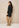 Jurk Javie - Knotted Structure | Black