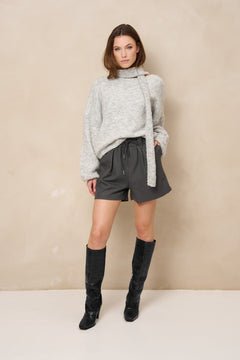 Short Kina - Tailored Fancy Cord | Anthracite