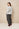 Cardigan Kiri - Belted Knitted | Light Grey Melange