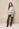 Cardigan Kiri - Belted Knitted | Light Grey Melange