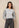 Sweater Jara - Contrast Sleeve | Light Grey Melange
