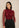 Top Kaye - Gathered Lace | Burgundy