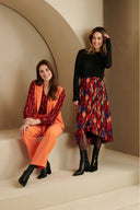 Jupe Layla | Impression du fleuve Tibre