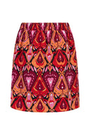 Skirt Aubrie | Heart ikat print