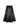 Skirt Keno - Midi Vegan Leather | Black