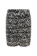 Jupe Madisyn | Impression noir/blanc