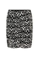 Jupe Madisyn | Impression noir/blanc