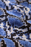 Skirt Katalin | Blue snake print