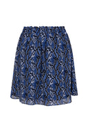 Skirt Katalin | Blue snake print