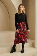 Jupe Layla | Impression du fleuve Tibre