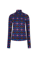 Haut Florien | Imprimé étoiles bleues