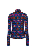 Haut Florien | Imprimé étoiles bleues