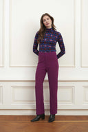 Haut Florien | Imprimé étoiles bleues