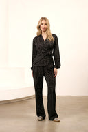 Top Hazel | Imprimé lignes Lofty