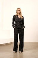 Top Hazel | Imprimé lignes Lofty