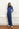 Haut Jayne | Imprimé monogramme bleu