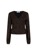 Top Signe | Brown panther print