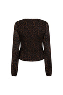 Top Signe | Brown panther print