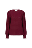 Top Thyrsa | Burgundy red
