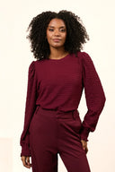 Top Thyrsa | Burgundy red