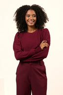 Top Thyrsa | Burgundy red